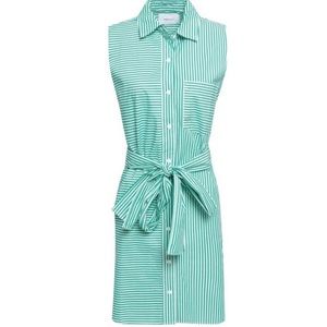 Current/Elliott poplin striped shirt dress